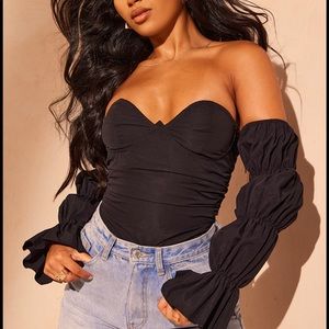 Prettylittlething black bodysuit